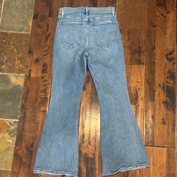 Abercrombie & Fitch Light Blue Flare Jeans - Picture 4 of 6